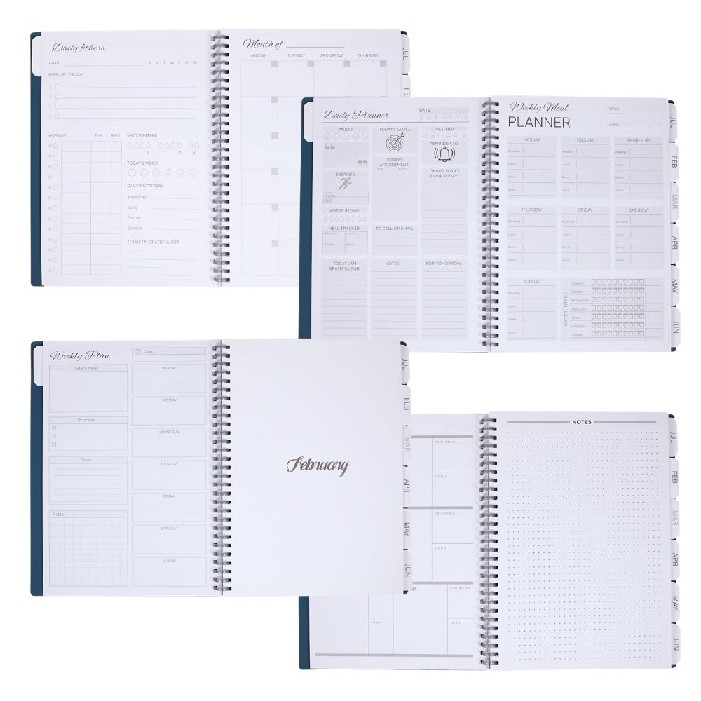 Wellable™ Plan Well Undated Planner Journal | Recycled