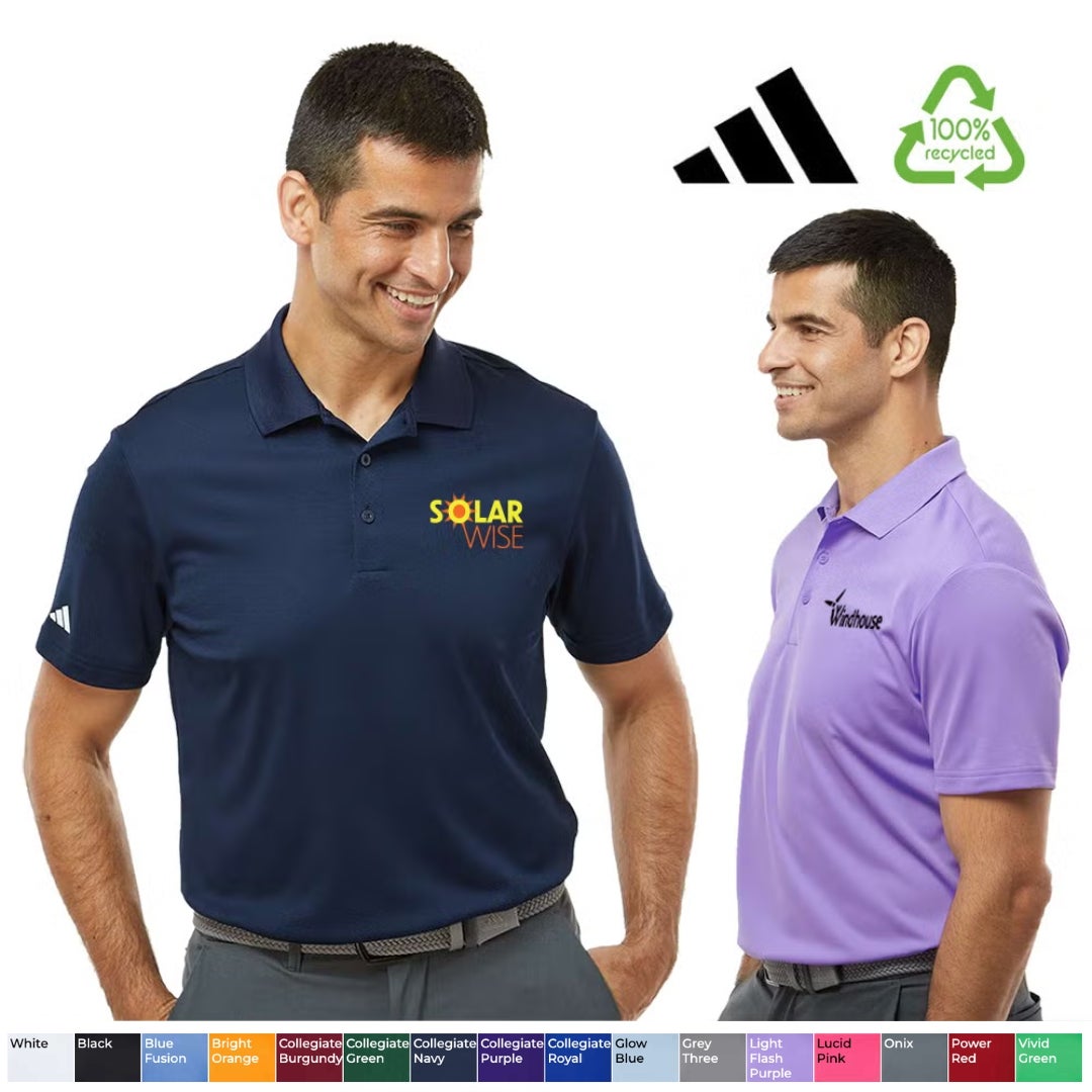 adidas® Embroidered Sport Polo | Recycled 