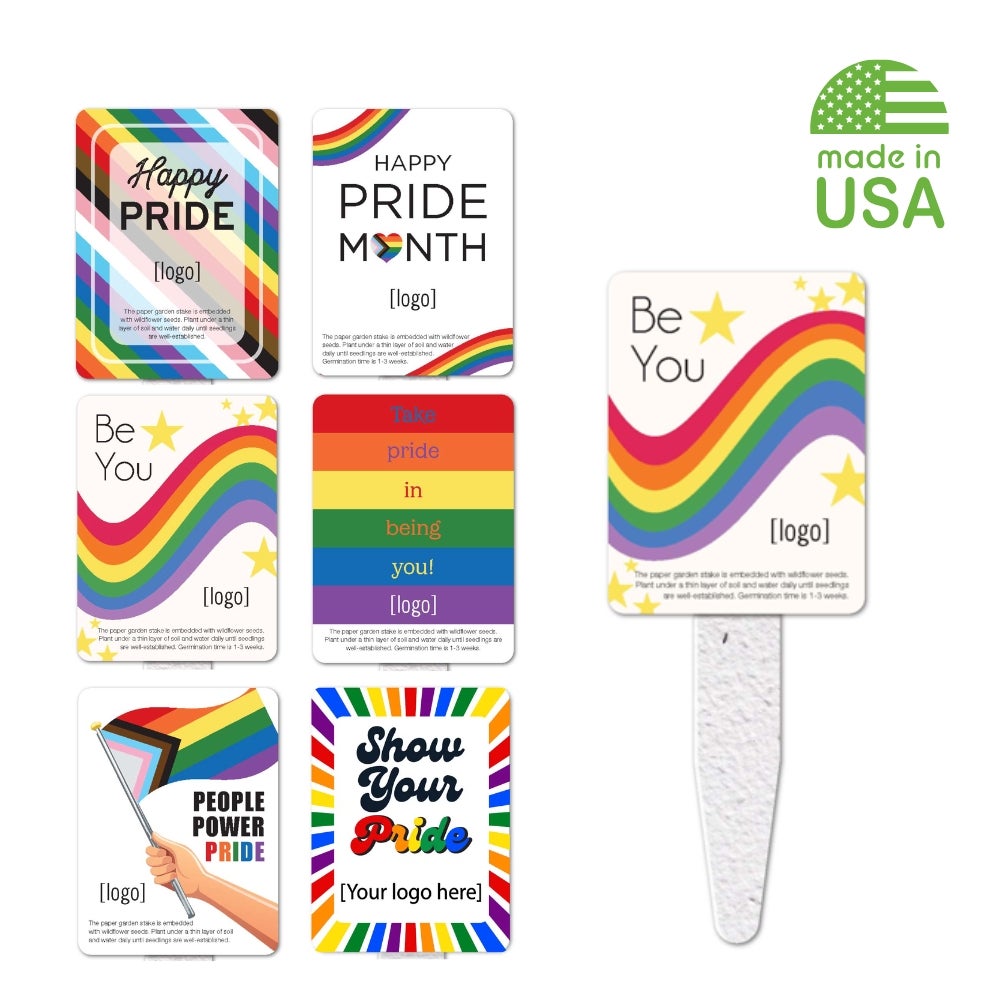 Pride Month Plantable Grow Stick | USA Made
