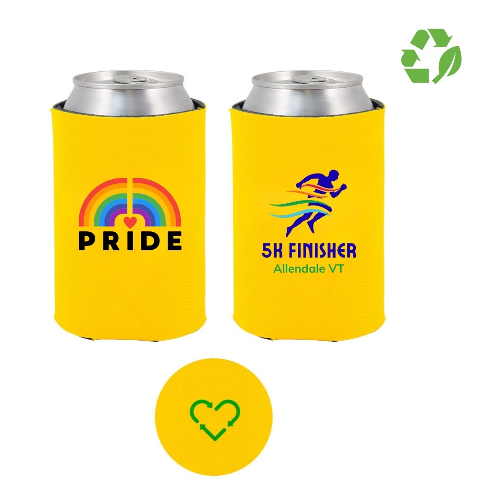 Pride Theme Custom Recycled Scuba Eco Coolie | Full Color
