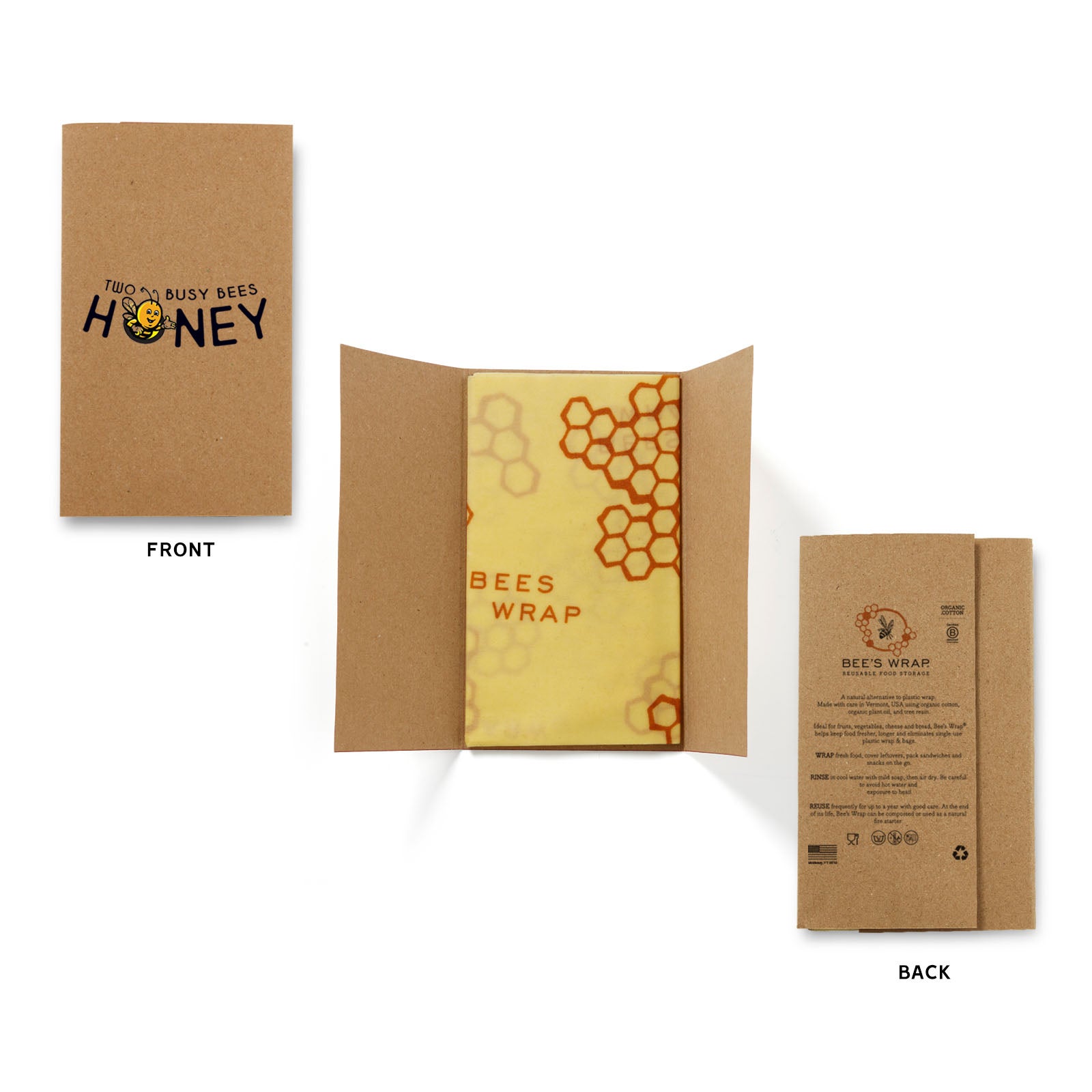 Bee’s Wrap® Single Large | USA Made | 13x14 | Bellyband