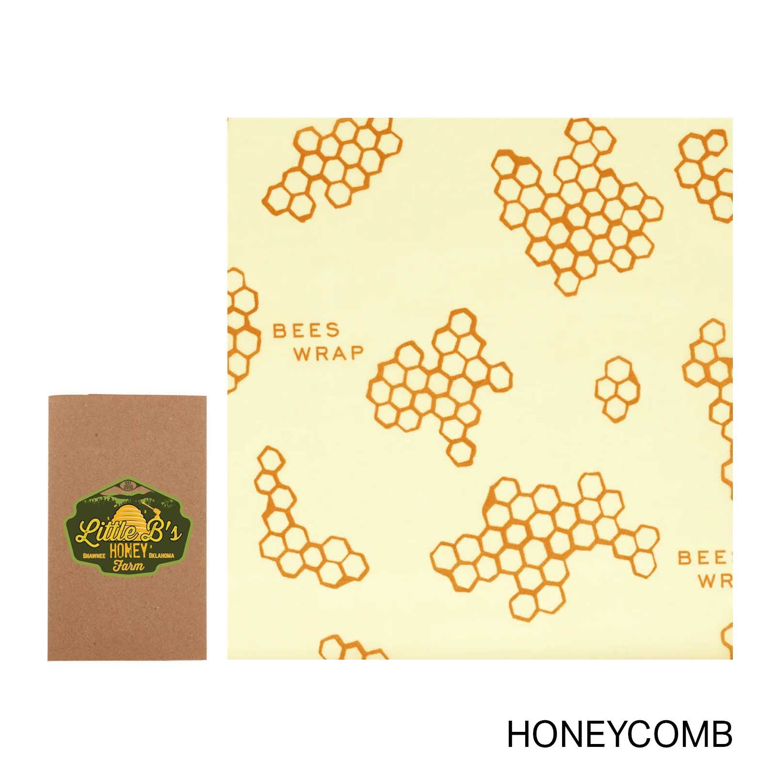 Bee’s Wrap® Single Large | USA Made | 13x14 | Honeycomb