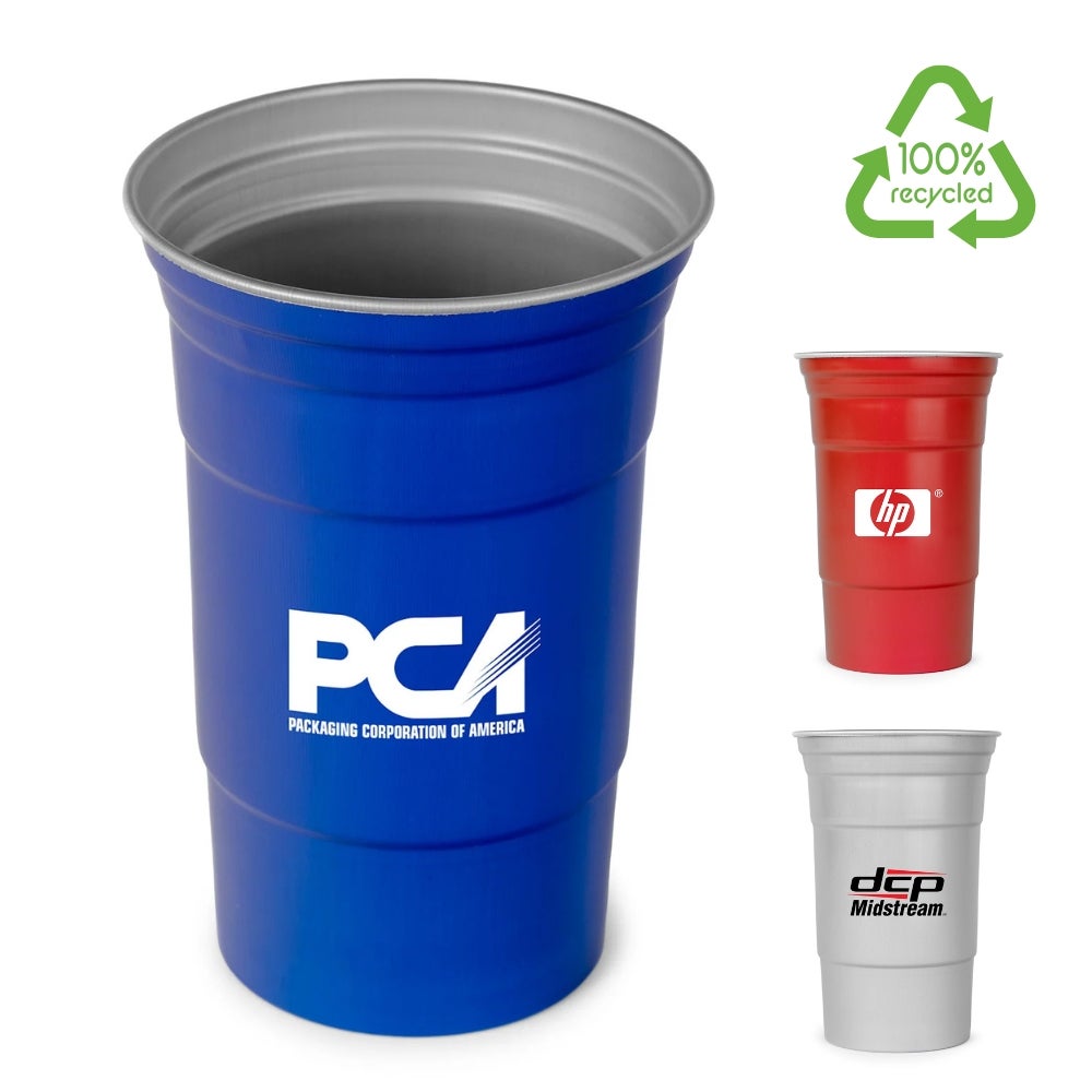 Recycled Aluminum Stadium Party Cup | 21 oz