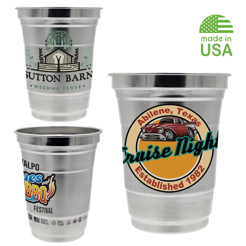 Full Color Top Cup by Ball™ Recycled Aluminum Cup
