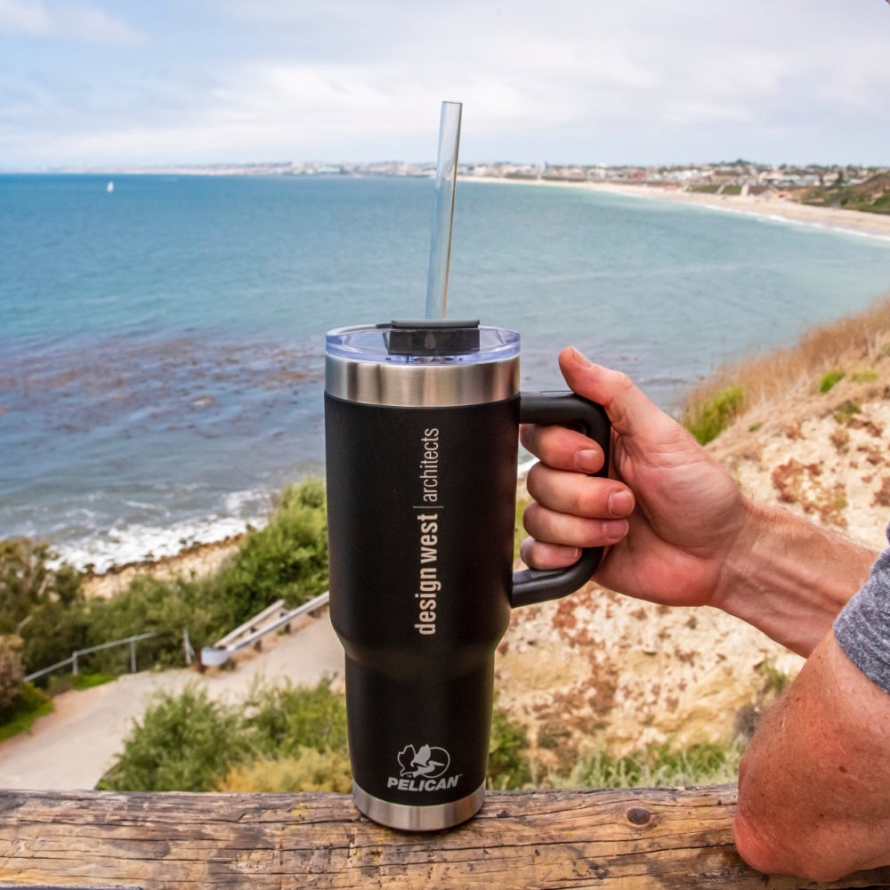 Custom 40 oz Pelican Porter Recycled Tumbler Lifestyle