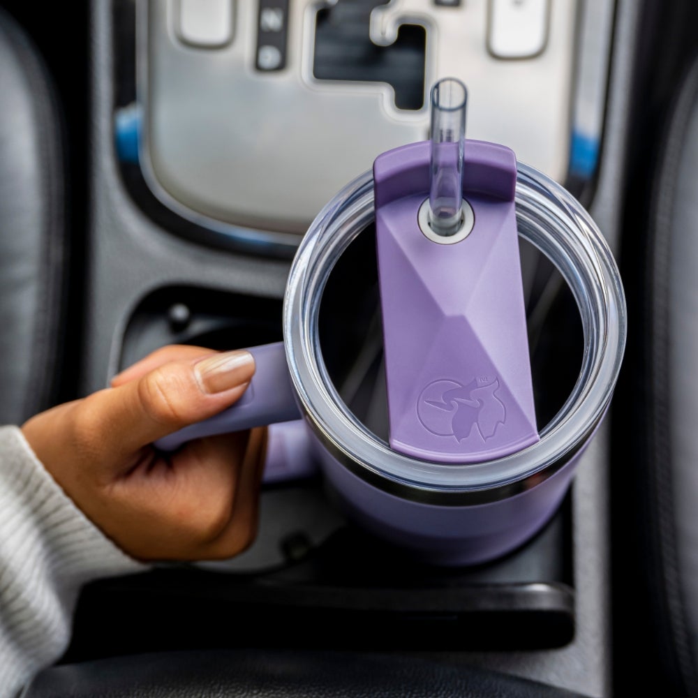 Custom 40 oz Pelican Porter Recycled Purple Tumbler