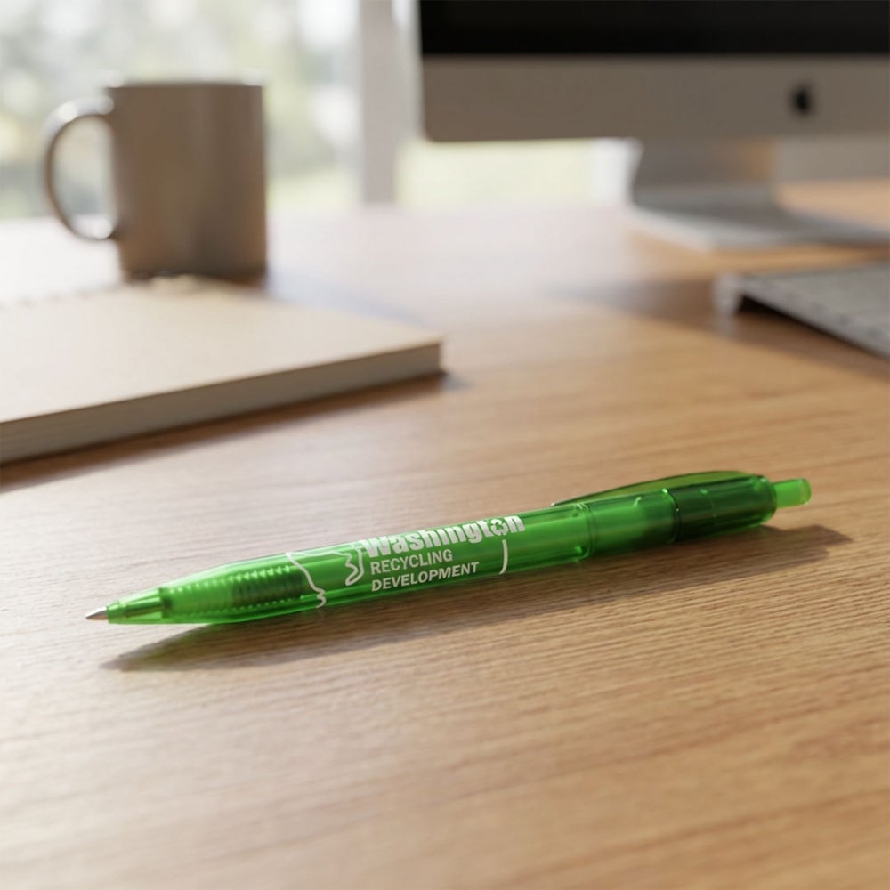 RePen® Translucent Clicker rPET Pen-USA Made