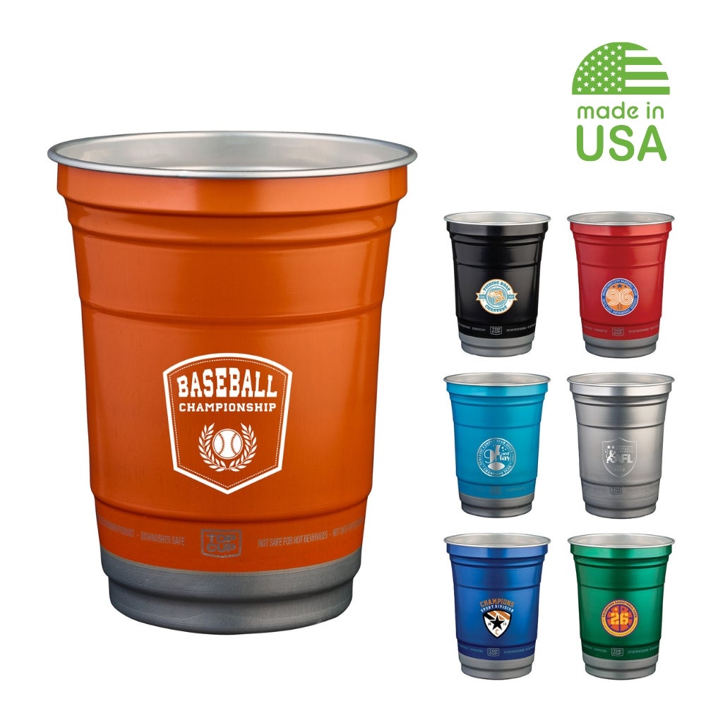 Top Cup by Ball Recycled Aluminum Cup | USA Made | 16 oz