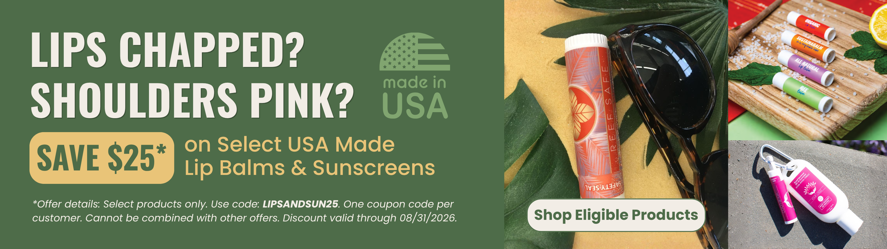 2026 Lip Balms and Sunscreens Special