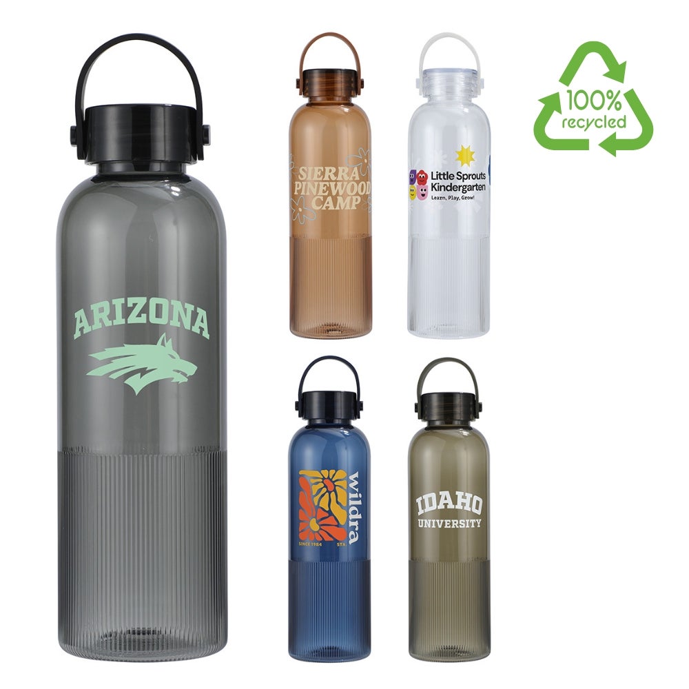 24 oz Recycled Reusable Plastic Bottle 