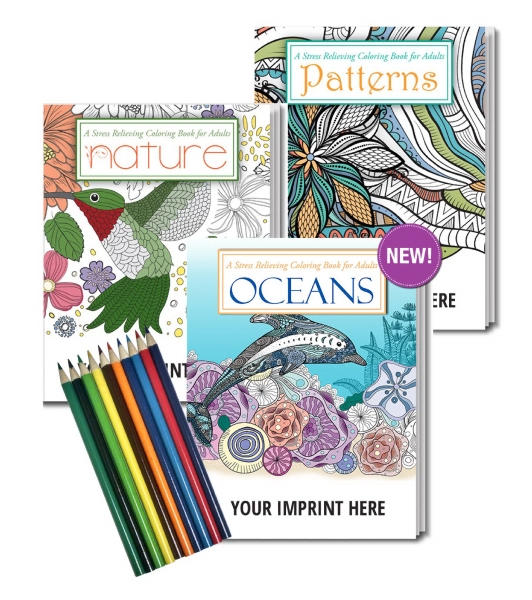 Adult Coloring Book Set Personalized Adult Coloring Books