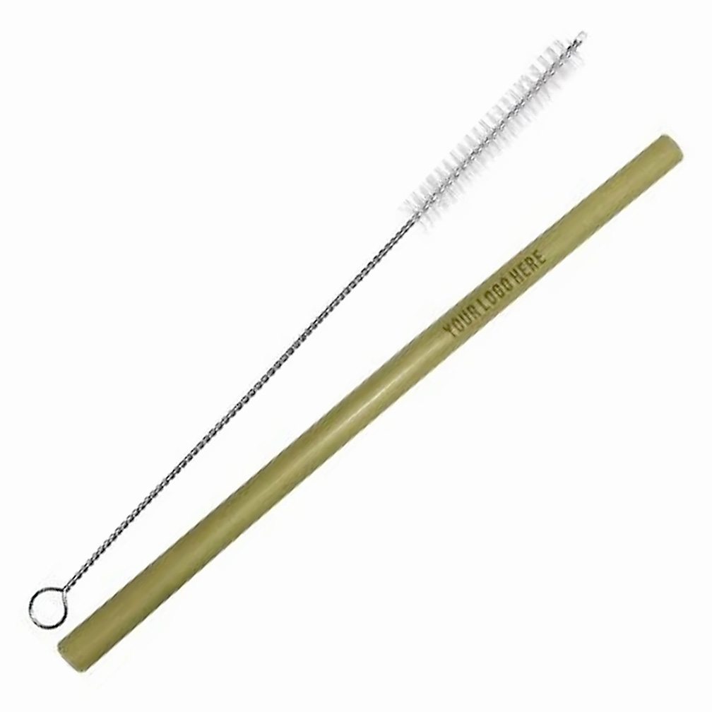 Bamboo Drinking Straw with Cleaner Brush | Reusable