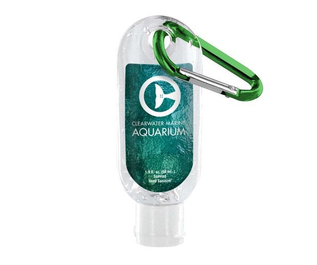 Custom Hand Sanitizer with Carabiner USA Made