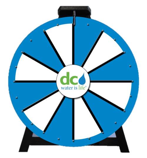 Dry Erase Prize Wheel USA Made with Case | Full Color | 16" 