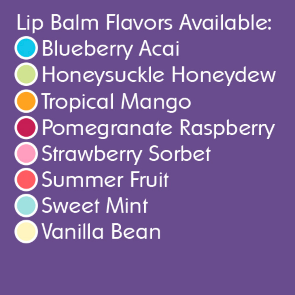 EOS Promotional Lip Balm Flavors