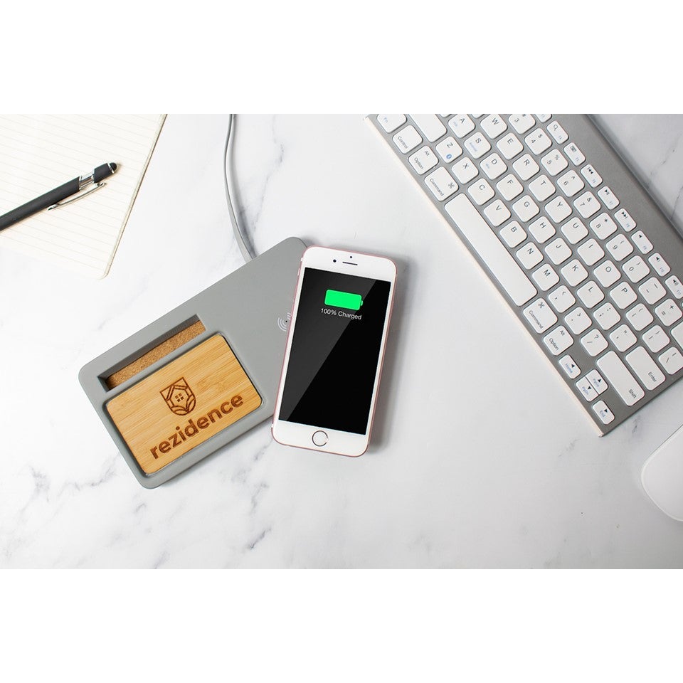 Eco Friendly Custom Wireless Charger Custom Bamboo Wireless Charing Pad