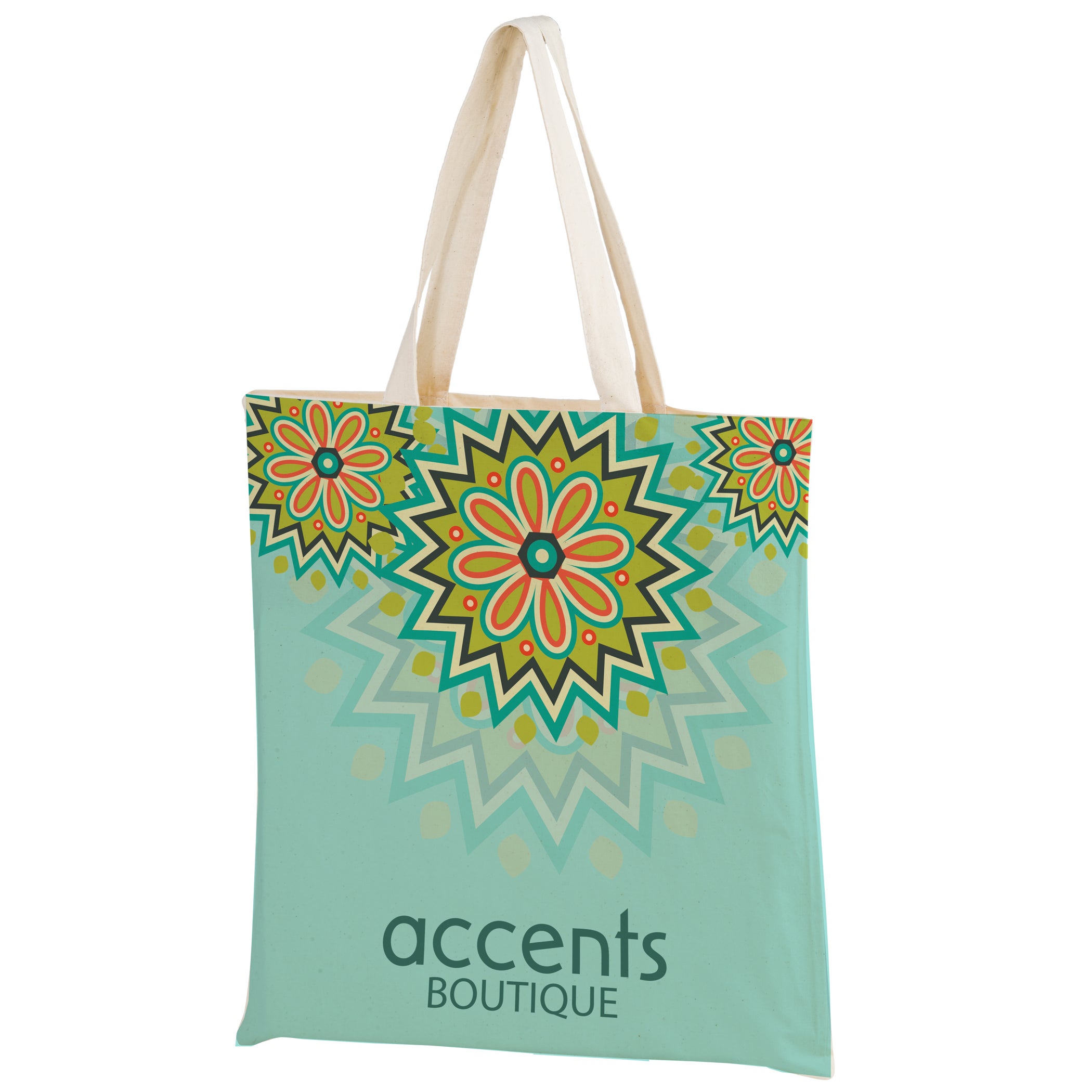 Full Color Cotton Canvas Tote Bag Custom Cotton Bag