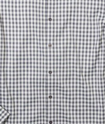 Recycled Gingham Stretch Shirt | Female Fit