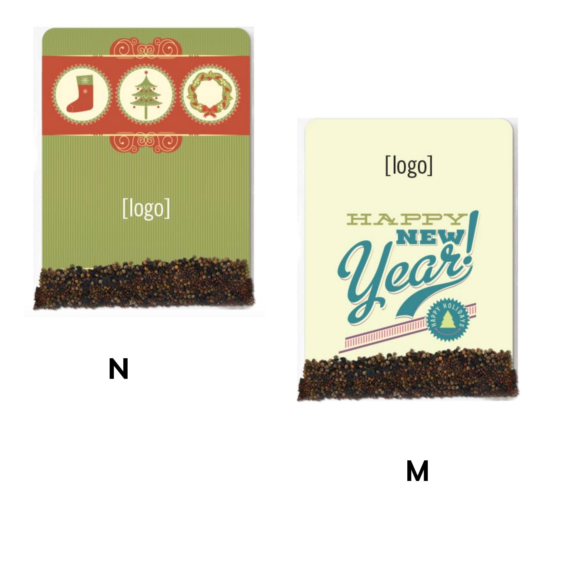 Holiday Wildflower Seed Packets Custom Plantable