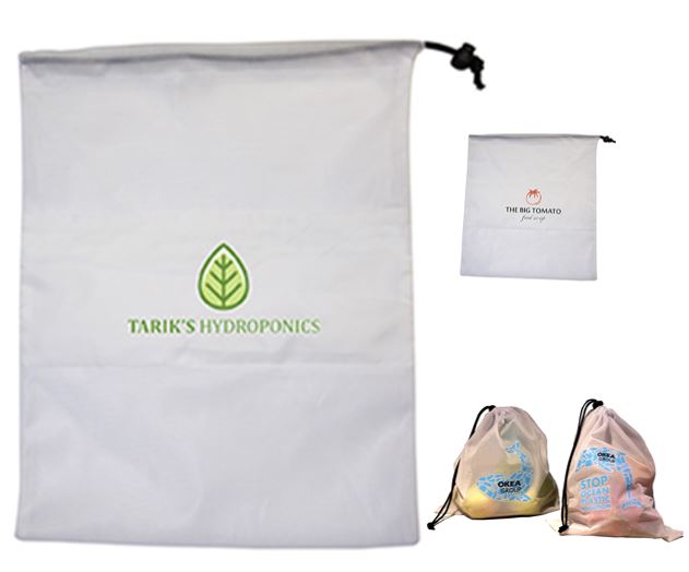Multi size reusable custom produce bags