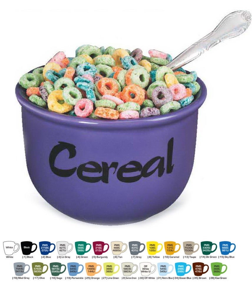 personalized cereal bowl usa made eco friendly promo