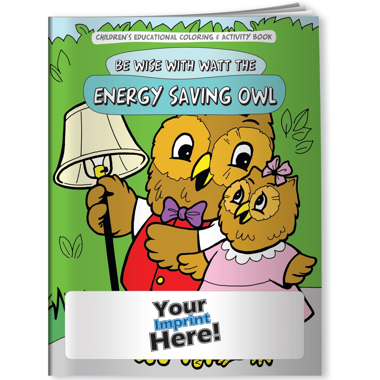 Personalized Coloring Books USA Made Energy Saving Eco Friendly Promo