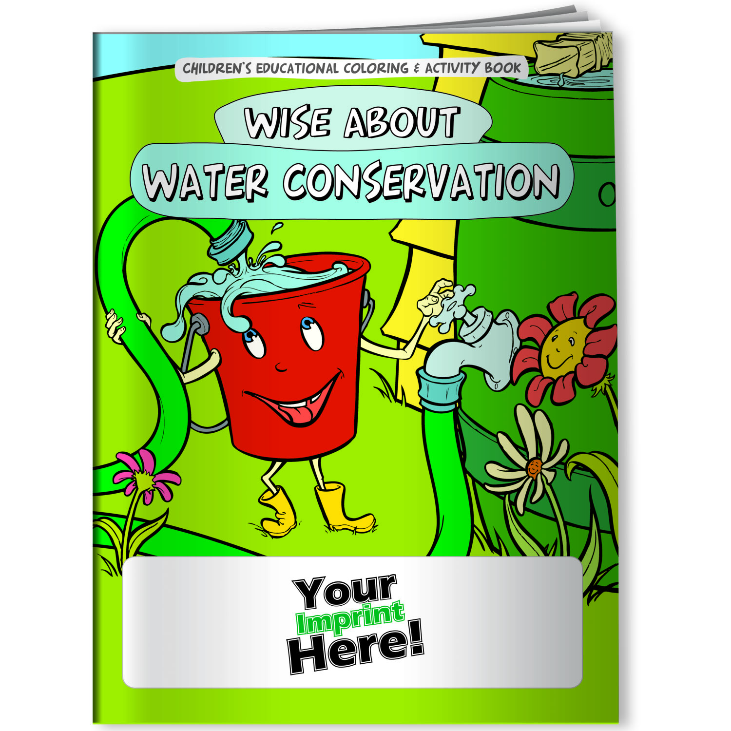 Personalized Cooking Books USA Made Water Conservation Wholesale Coloring Books