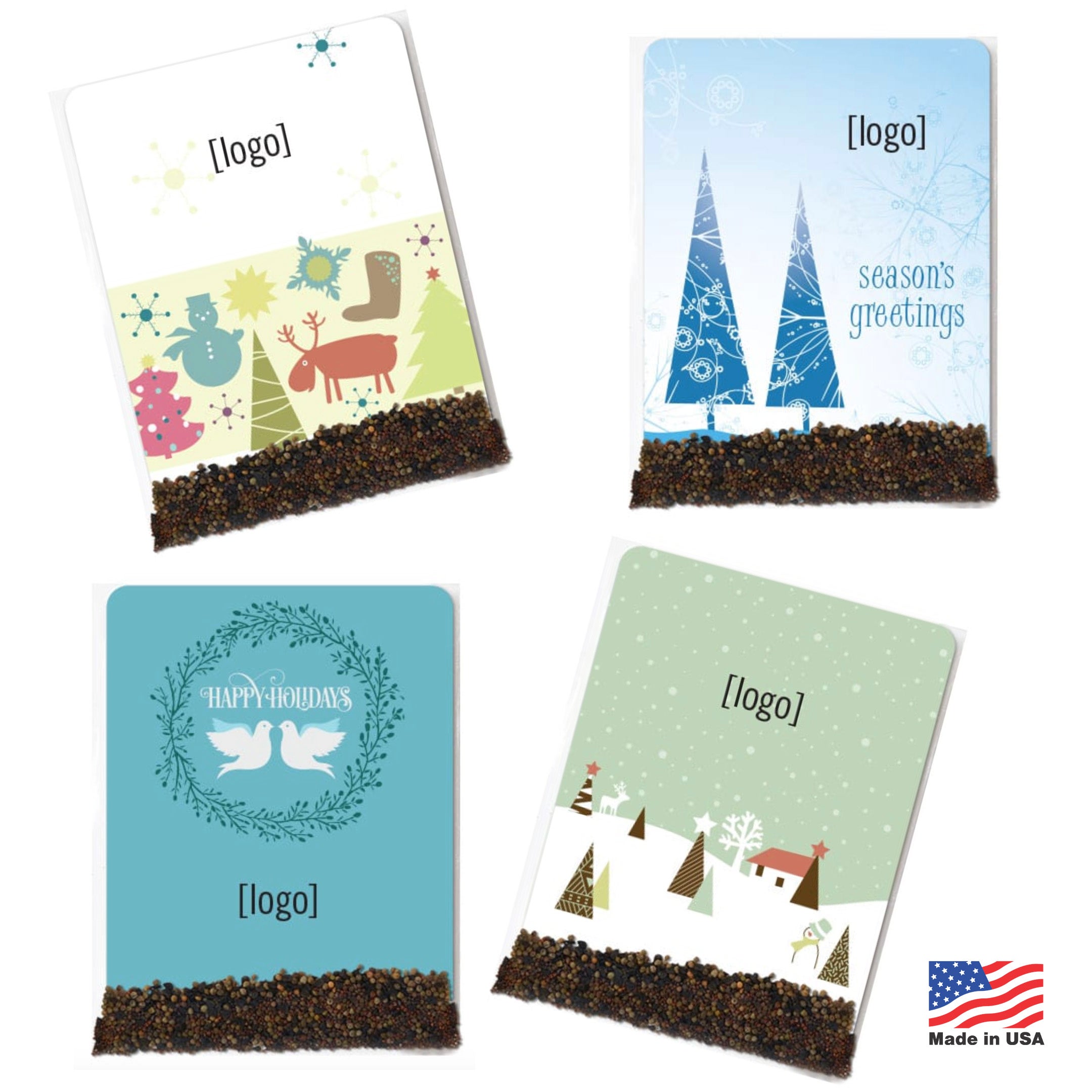 Personalized Flower Seed Packets | Holiday Themed | USA Made