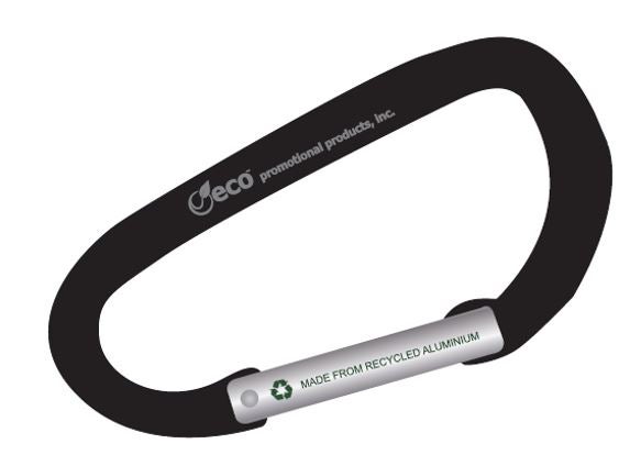 Recycled Aluminum Carabiner Recycled Promotional Product