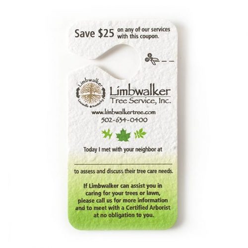 Full Color Seed Paper Hang Tag | Recycled | USA Made