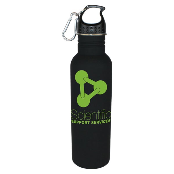 Soft-Touch Stainless Steel Custom Water Bottle - 25 oz.