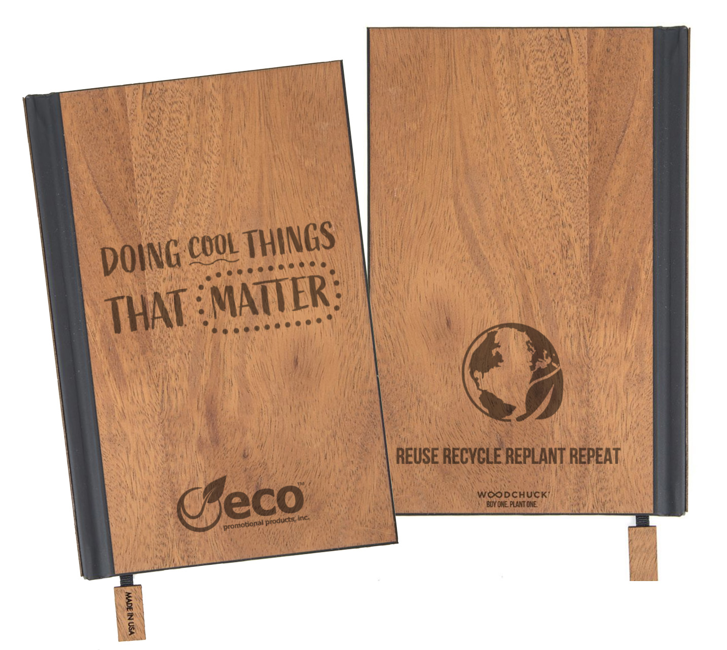 USA Made Sustainable Wood Eco Friendly Journal