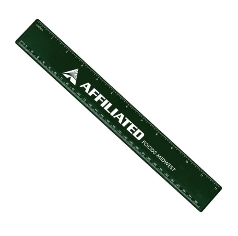 USA Made Recycled Dark Green Promotional Ruler