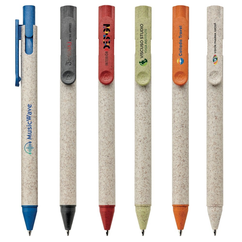 Wheat Husk Pen | Full Color Imprint