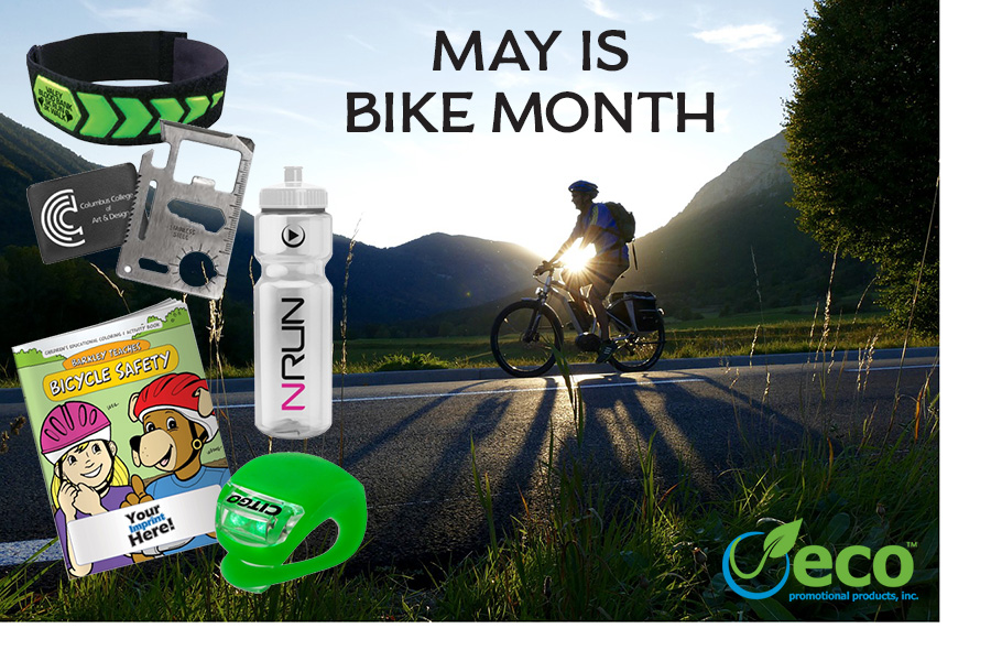 Promotional Products for National Bike Month 2017
