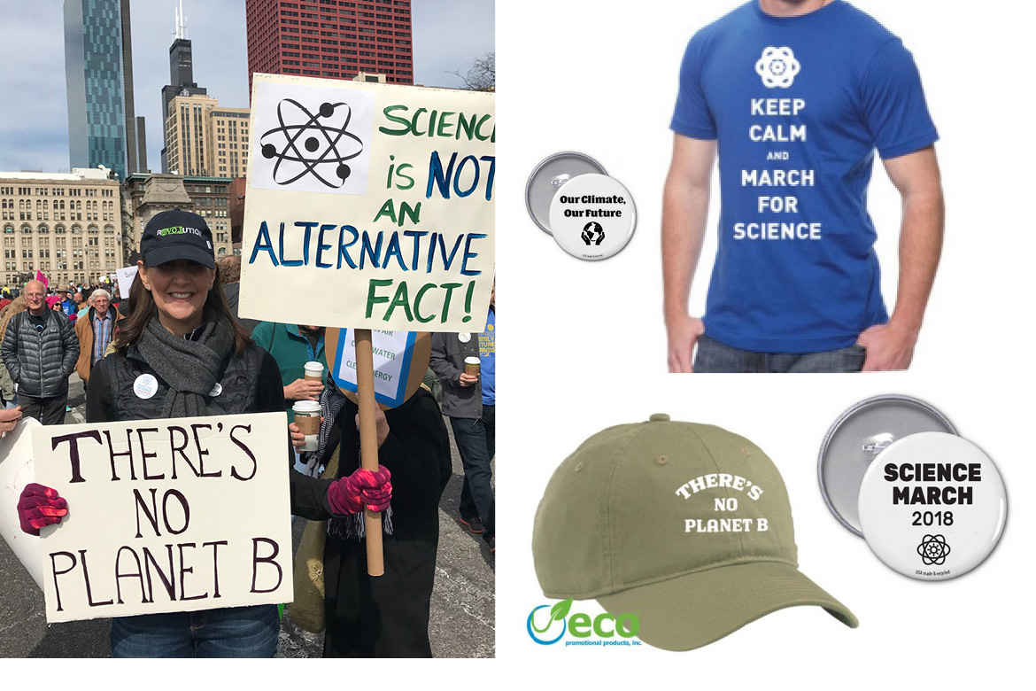 Promotional Products for 2018 Science Marches