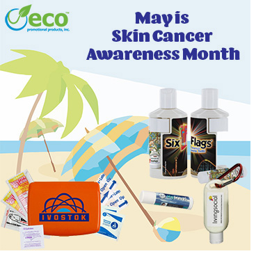 Eco Friendly Promotional Products for Skin Cancer Awareness Month and Melanoma Monday