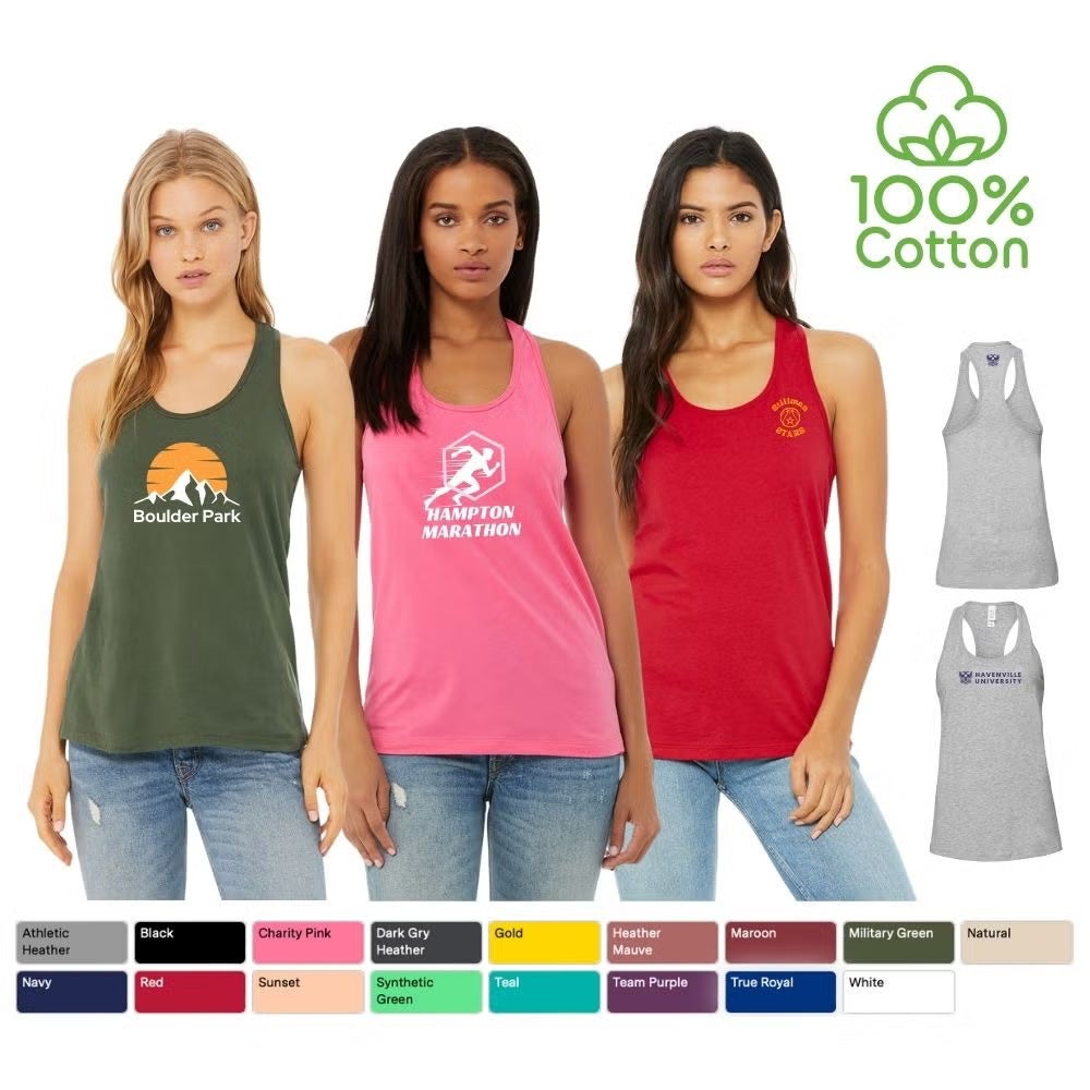 Ladies 100% Cotton Racerback WRAP Certified