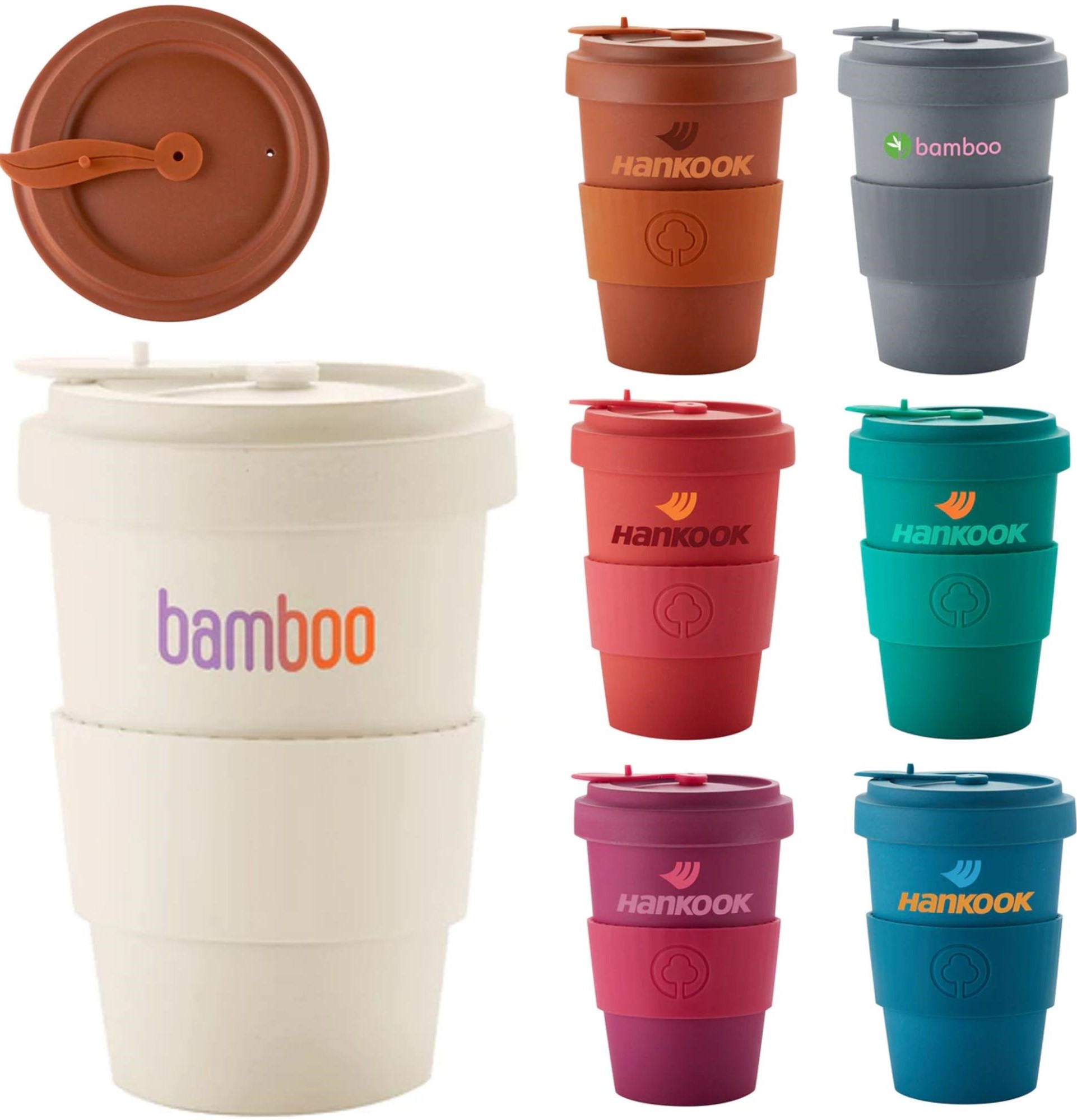 Bamboo Fiber Coffee Tumbler 
