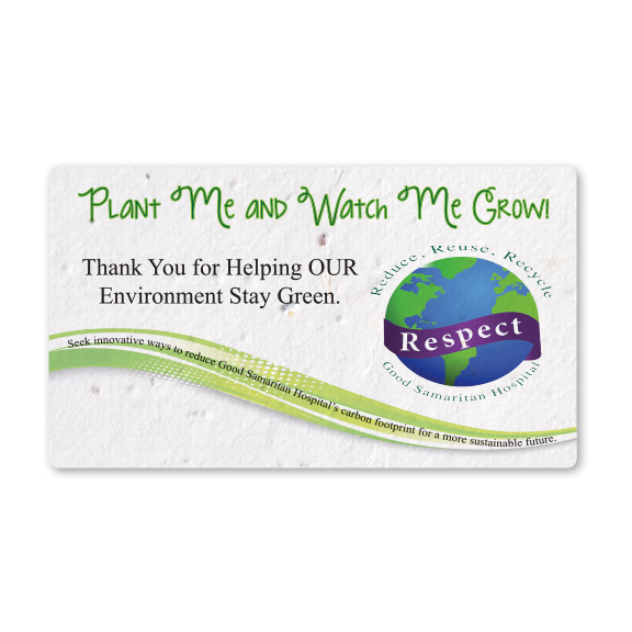 plantable business card