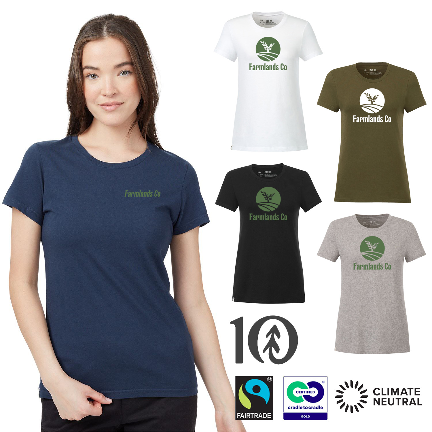 women's tentree 100% organic cotton t-shirt