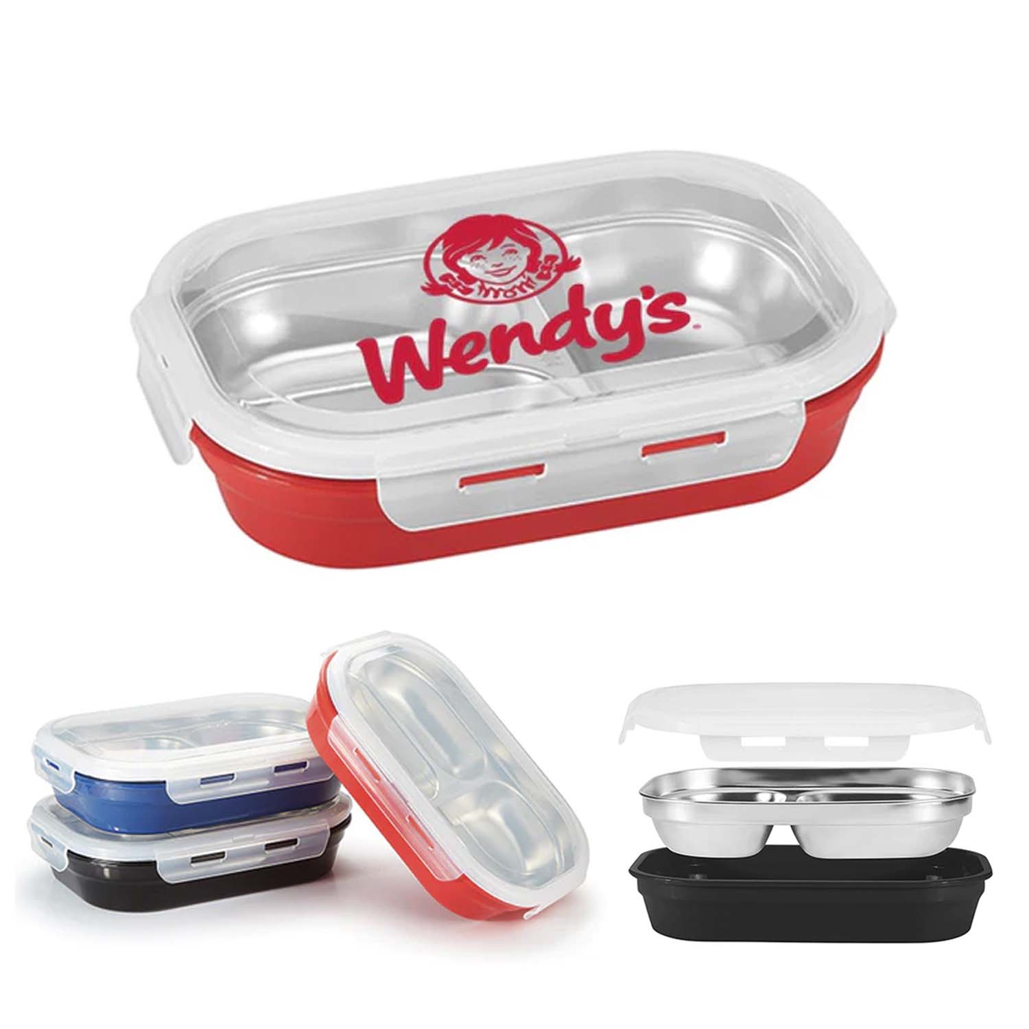 stainless steel lunch bento box in different colors