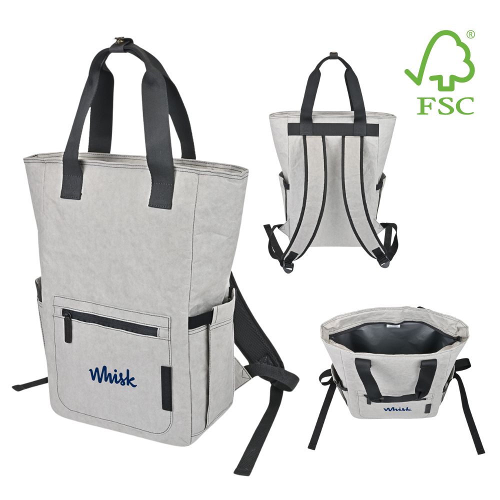 FSC Out of the Woods® Paper Backpack Cooler | 11x16x6