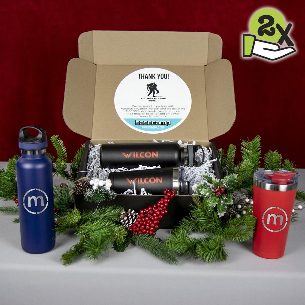 basecamp water bottles and tumblers gift set