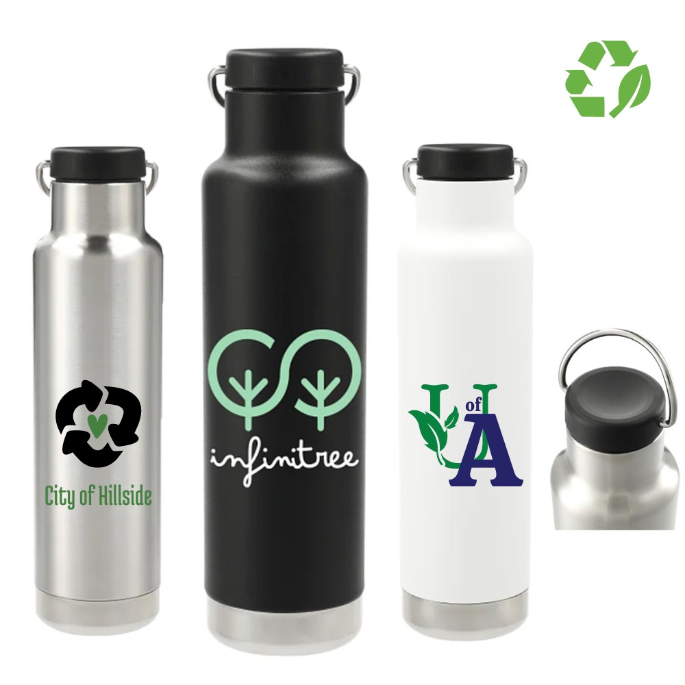 Insulated stainless steel bottles with custom logos