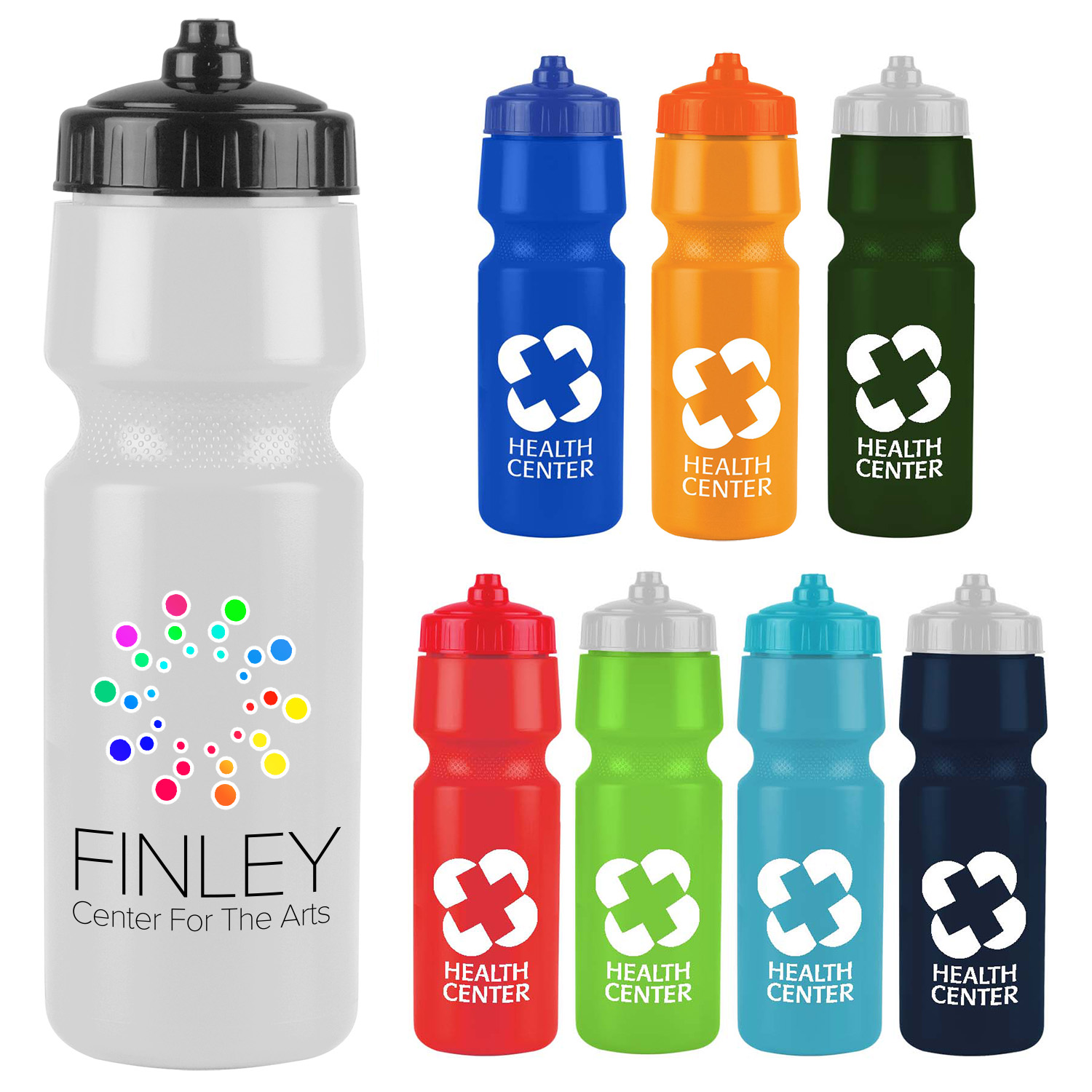 water bottles with custom branding, fitness promotional items