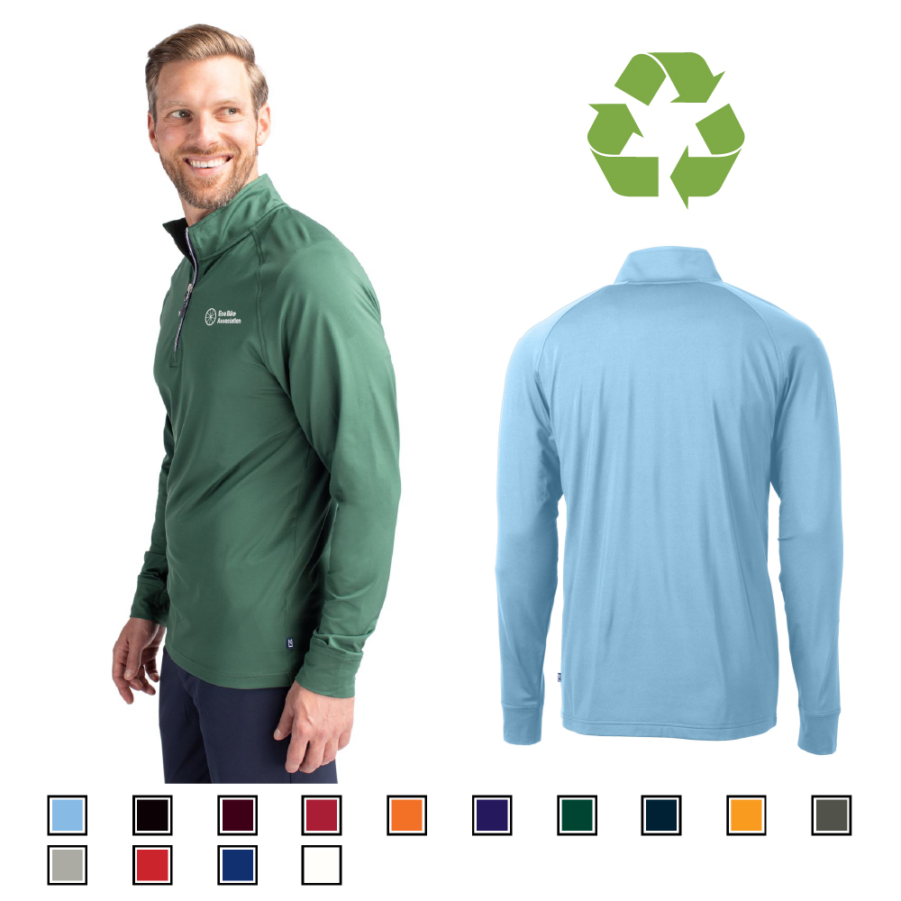 man wearing green pullover, blue custom swag pullover