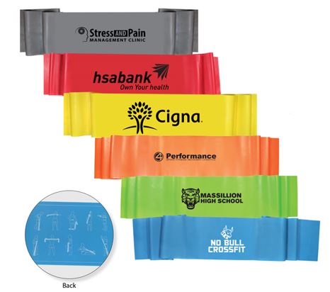 exercise stretch bands for fitness promotional products