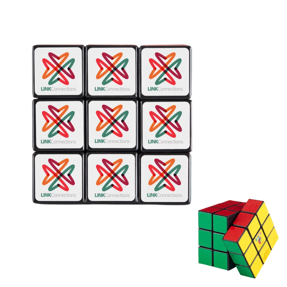 recycled Rubik's® cube, branded merchandise
