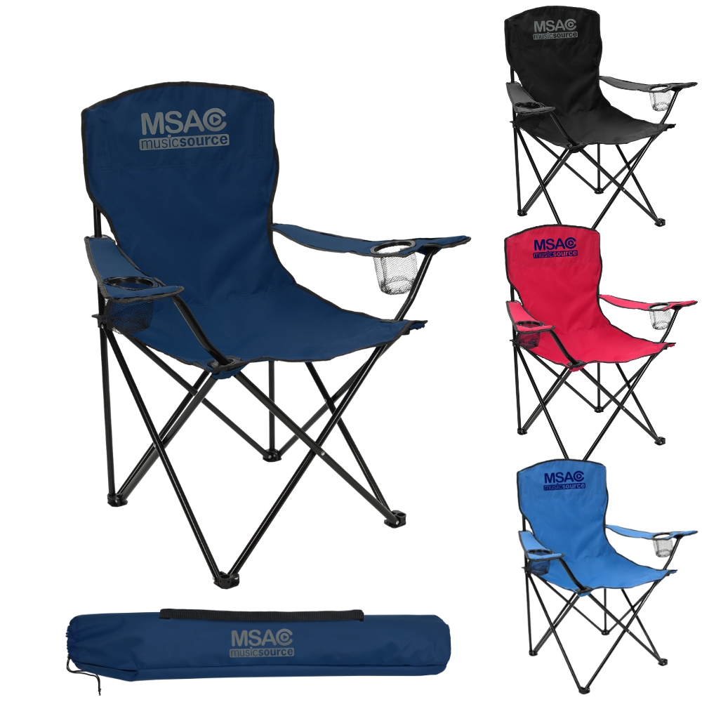 100% Recycled RPET Folding Chair with Carry Pouch